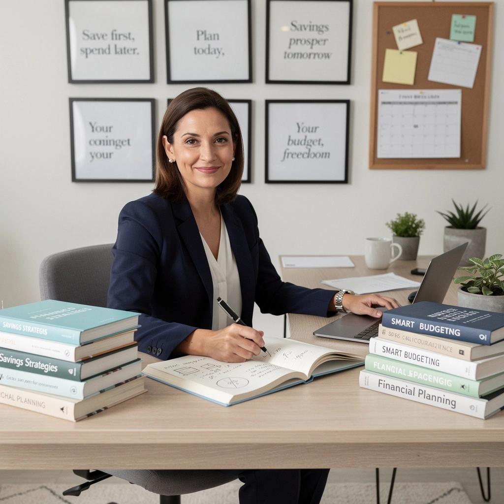 Olvasó, aki egy könyvet lapozgat a pénzügyi tudatosságról.